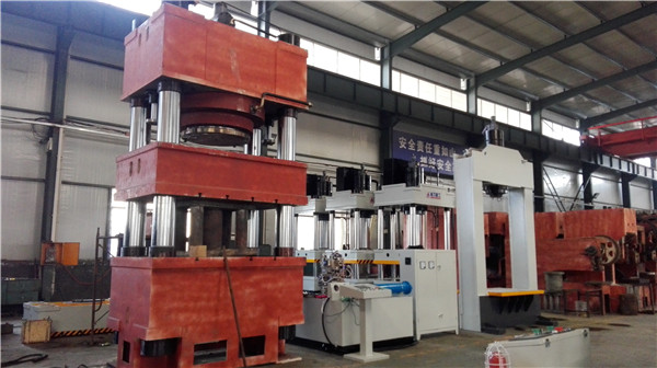 不锈钢地漏成型液压机精度的调整工作介绍