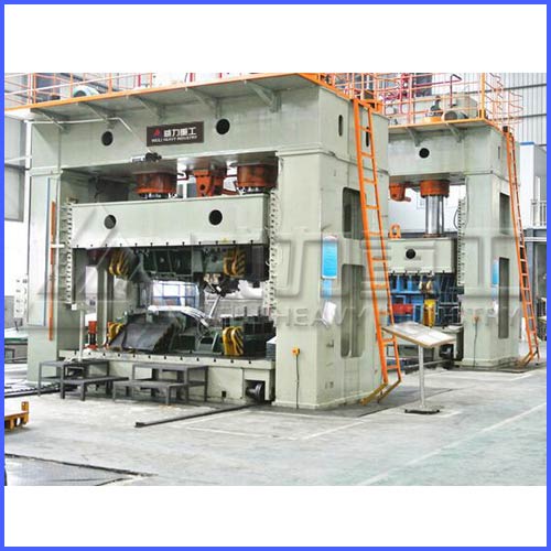 1250吨框架液压机移动工作台配合滑动设施介绍