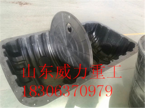 1800吨翁氏PE塑料化粪池热压成形液压机