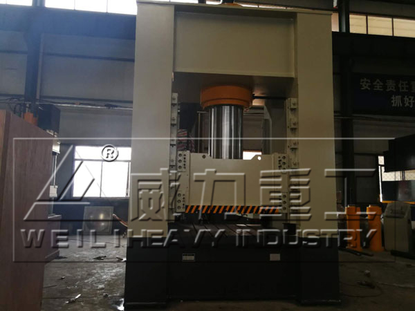 玻璃钢前台成型复合材料液压机试压